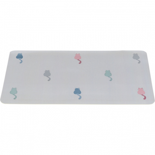 Prestieranie pod misky Lilly, 44 x 28 cm, sivá Prestieranie pod misky Lilly, 44 x 28 cm, sivá