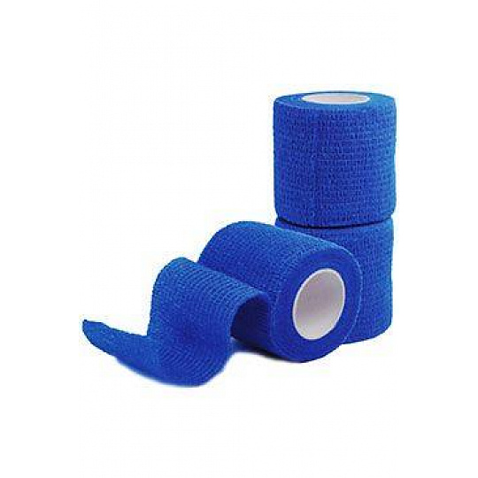 Obväz Flex Cohesive 10cm x 4,5m Kruuse modrý 1ks