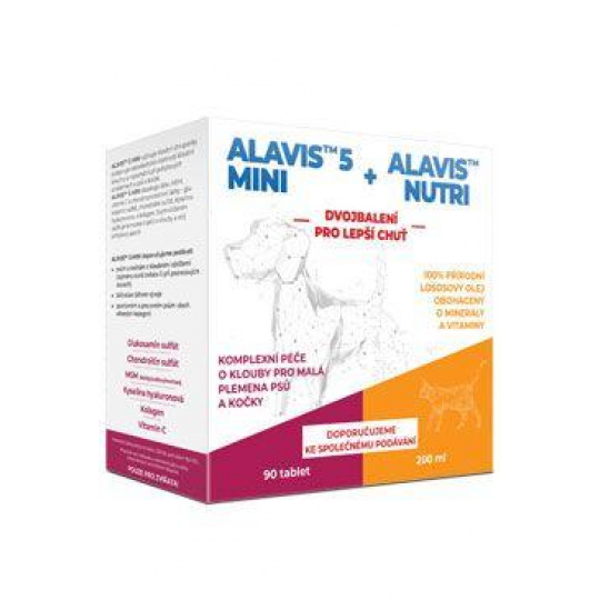 Alavis 5 MINI 90tbl + Alavis Nutri 200ml