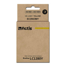 Actis KB-1280Y inkoust (náhrada za Brother LC1280Y; standardní; 19 ml; žlutý)