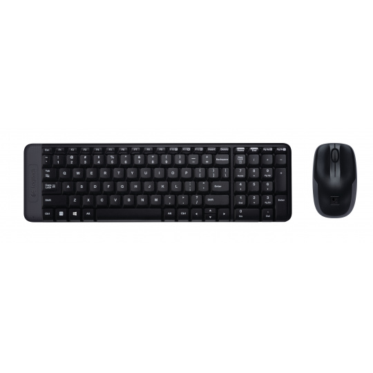 Logitech G MK220 klávesnice RF bezdrátový QWERTY US Mezinárodní Černá