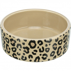 Keramická miska LEO, 0,3 l/ 12 cm, hnedá/leopardia Keramická miska LEO, 0,3 l/ 12 cm, hnedá/leopardia