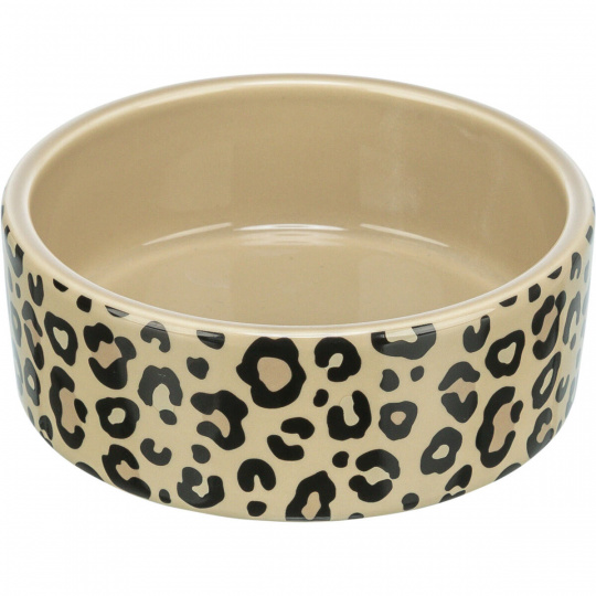 Keramická miska LEO, 0,3 l/ 12 cm, hnedá/leopardia Keramická miska LEO, 0,3 l/ 12 cm, hnedá/leopardia