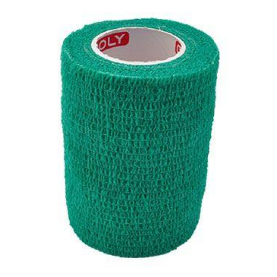 Elastická bandáž. CoPoly 7,5cm x 4,5m zelená Elastická bandáž. CoPoly 7,5cm x 4,5m zelená