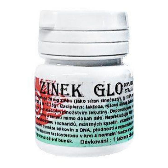 Zinok tbl GLO 100x20mg