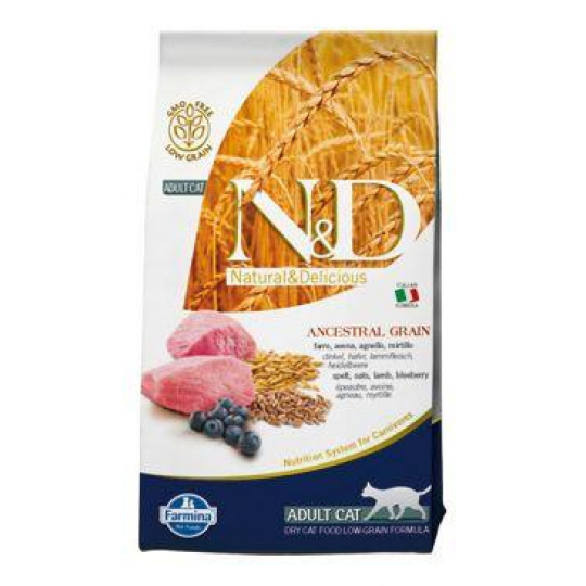 N&D LG CAT Adult Lamb & Blueberry 5kg N&D LG CAT Adult Lamb & Blueberry 5kg