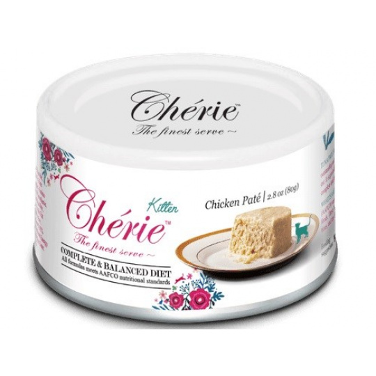 CHERIE Chicken mousse - mokré krmivo pro kočky - 80g