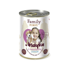 FAMILY FIRST Junior Turkey with carrots - Mokré krmivo pro psy - 400 g