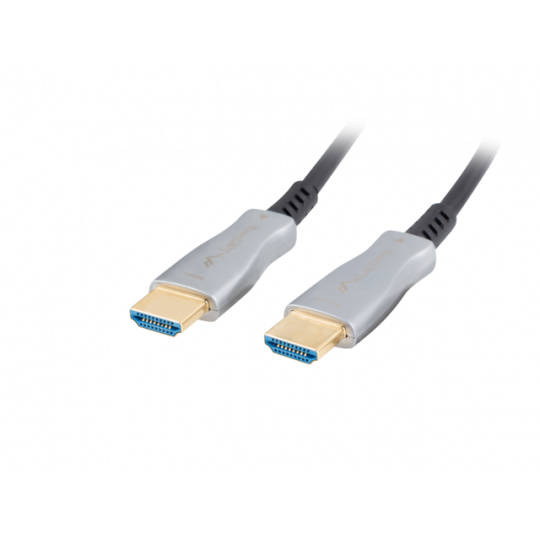 LANBERG HDMI KABEL M/M V2.0 10M OPTICKÝ AOC ČERNÝ CA-HDMI-20FB-0100-BK