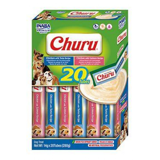 Churu Dog BOX Chicken with Seafoods Variety 20x14g Churu Dog BOX Chicken with Seafoods Variety 20x14g