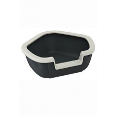 WC mačka rohové s rámom DAMA 57,5x51,5x22cm FP