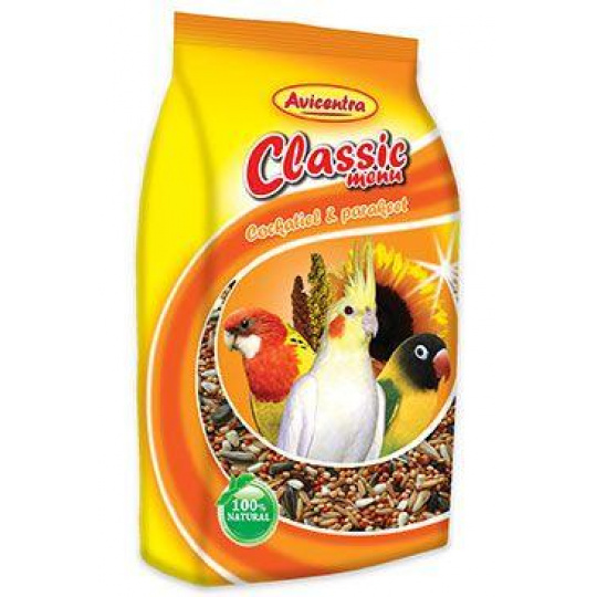 Avicentra Classic menu malý papagáj 500g Avicentra Classic menu malý papagáj 500g