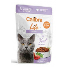 Calibra Cat Life kapsička Adult Teľacie v omáčke 85g