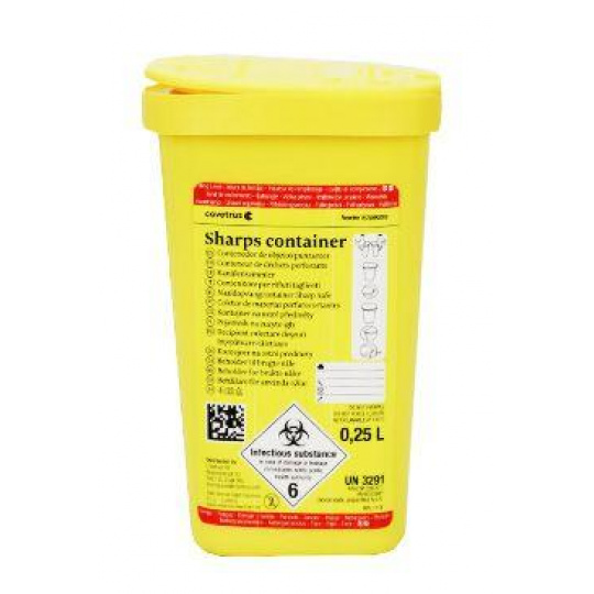 Kontajner pre medicínsky odpad 0,25l CVET Kontajner pre medicínsky odpad 0,25l CVET