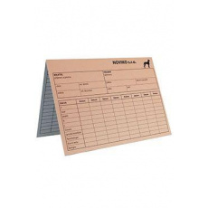 Karta pes - ružová A4