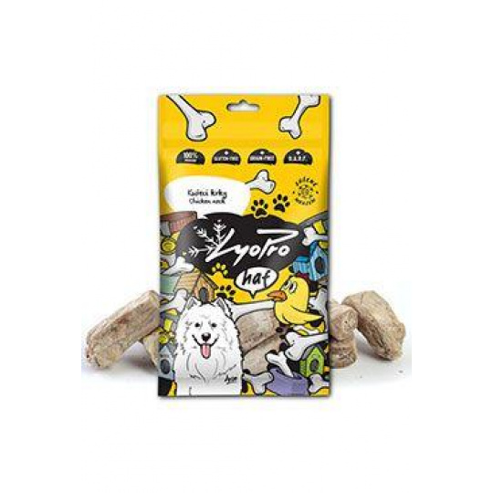 Lyopro DOG pôv. mrazom sušené Kuracie krky 50g Lyopro DOG pôv. mrazom sušené Kuracie krky 50g