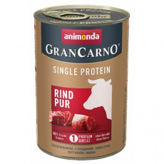 GRANCARNO Single Protein 400 g čisté hovězí, konzerva pro psy