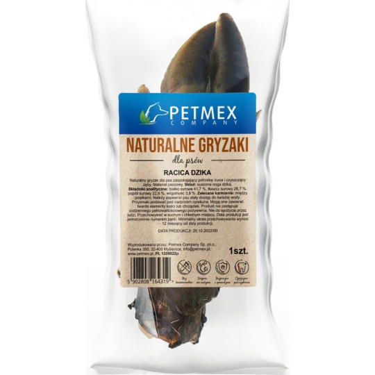 PETMEX Wild boar hoof - pamlsek pro psa - 300g