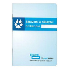 Očkovací preukaz pes Bioveta medzinárodný 1ks Očkovací preukaz pes Bioveta medzinárodný 1ks