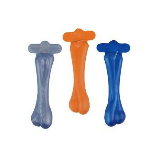 Hračka pes Kosť plávajúca Vanilková malá 8cm SP