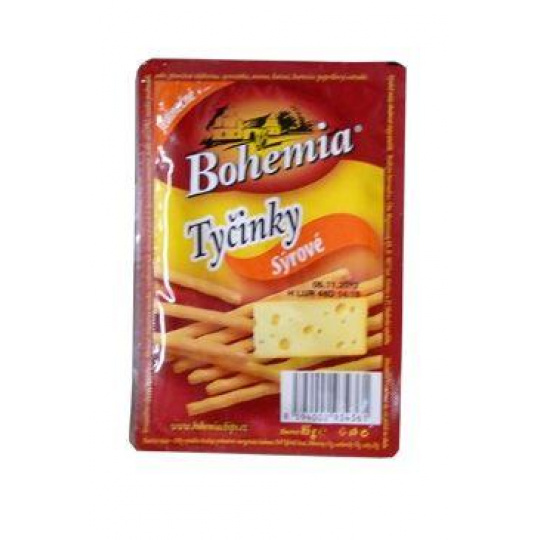 Cukrovinky Tyčinky Bohemia sýrové 80g