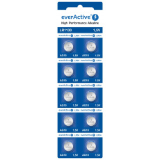 10 x alkalická baterie mini everActive AG10 G10 LR1130 LR54