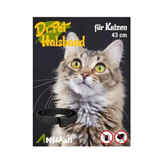 Obojok Dr.Pet pre mačky 43 cm antiparazitárny HNEDÝ s repelentným účinkom (tick and flea repellent collar for cats) Obojok Dr.Pet pre mačky 43 cm antiparazitárny HNEDÝ s repelentným účinkom (tick and flea repellent collar for cats)