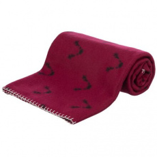 Xmas vianočná fleecová deka NATALYA, 150 x 100 cm, vínová/svetlomodrá/sivá Xmas vianočná fleecová deka NATALYA, 150 x 100 cm, vínová/svetlomodrá/sivá