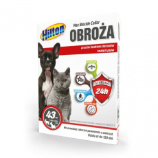 HILTON Obojek proti hmyzu s Margosou délka 43cm - obojek pro psy/kočky - 1 kus