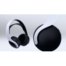 Sony Pulse 3D Sluchátka s mikrofonem Kabelový a bezdrátový Přes hlavu Hraní USB typu C Černá, Bílá