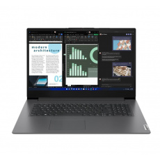 Lenovo V V17 Laptop 43,9 cm (17.3") Full HD Intel® Core™ i5 i5-1335U 16 GB DDR4-SDRAM 512 GB SSD Wi-Fi 6 (802.11ax) Windows 11 Pro Šedá