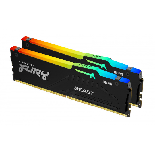 Kingston Technology FURY Beast RGB paměťový modul 32 GB 2 x 16 GB DDR5 2800 MHz