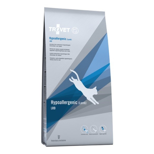 TROVET Hypoallergenic LRD with lamb - suché krmivo pro kočky - 3 kg