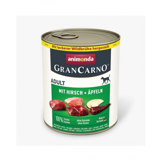 Animonda GRANCARNO® dog adult jeleň a jablko bal. 6 x 800g konzerva