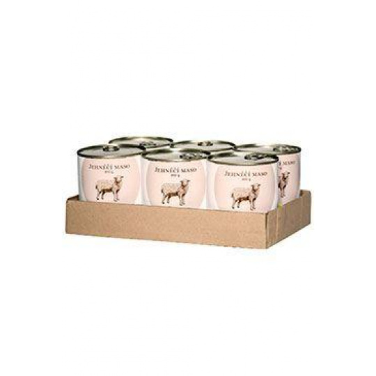 BOHEMIA MASO Jahňacie vo vlastnej šťave SIX PACK 6x800g BOHEMIA MASO Jahňacie vo vlastnej šťave SIX PACK 6x800g