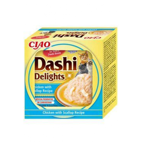 Churu Cat Dashi Delights Kuracie s Mušľou 70g Churu Cat Dashi Delights Kuracie s Mušľou 70g