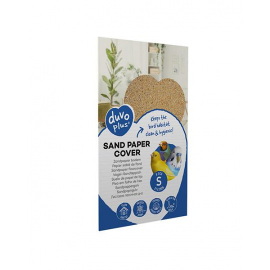 Podložka DUVO+ z brúsneho papiera do vtáčej klietky S 8 ks/bal. 21 x 35 cm Podložka DUVO+ z brúsneho papiera do vtáčej klietky S 8 ks/bal. 21 x 35 cm