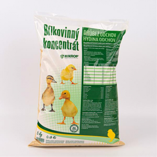 MIKROS Bielkovinový koncentrát Odchov Hydiny 5 kg MIKROS Bielkovinový koncentrát Odchov Hydiny 5 kg