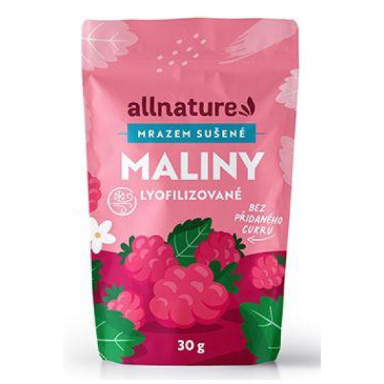 Allnature Malina sušená mrazom celá 30g