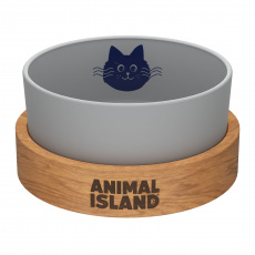 Animal Island Miska dla kota Cool Gray roz.S 900ml