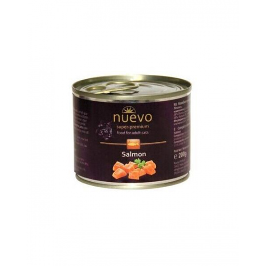 NUEVO cat Adult Salmon bal. 6 x 200 g konzerva NUEVO cat Adult Salmon bal. 6 x 200 g konzerva