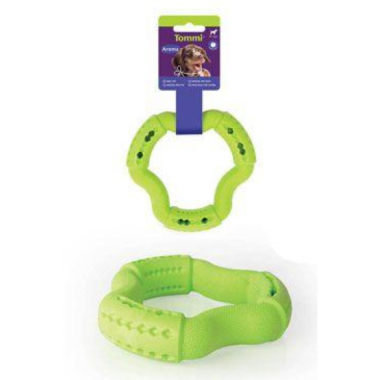 Hračka pes Aroma Triangle pamlskovník, zelený 14,5cm Hračka pes Aroma Triangle pamlskovník, zelený 14,5cm