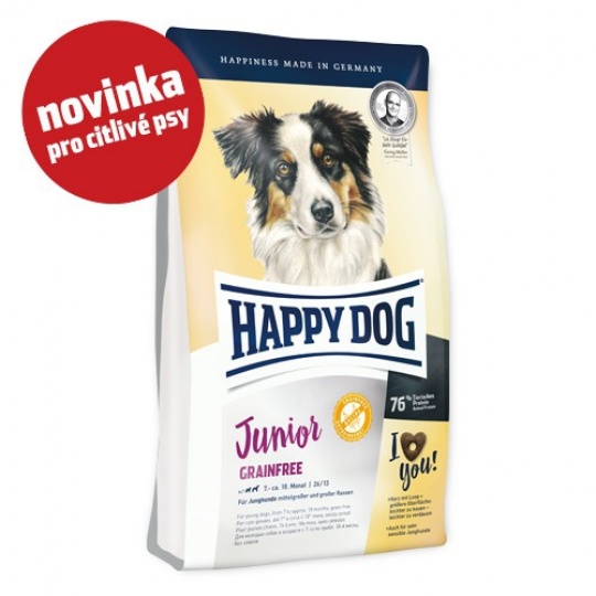 Happy Dog Junior Grainfree 10kg + DOPRAVA ZDARMA