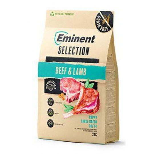Eminent Selection Dog Puppy Large Breed Beef&Lamb 2kg Eminent Selection Dog Puppy Large Breed Beef&Lamb 2kg