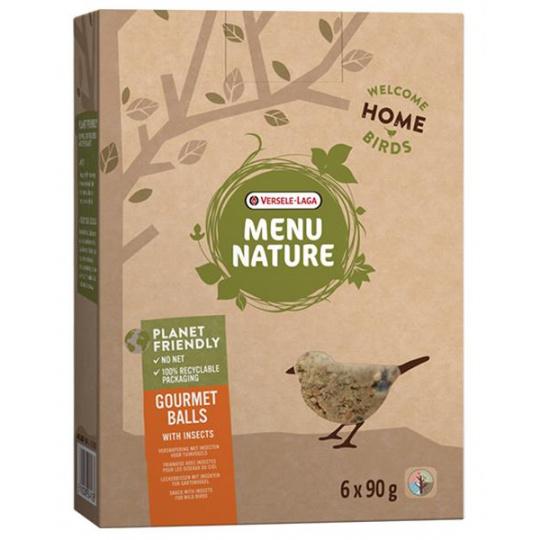 VL Guľa lojová Gourmet, s hmyzom 6x90 g, bez sieťky VL Guľa lojová Gourmet, s hmyzom 6x90 g, bez sieťky