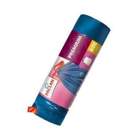 Vrecia na odpadky 60l modré sťahovacie 10ks Vrecia na odpadky 60l modré sťahovacie 10ks