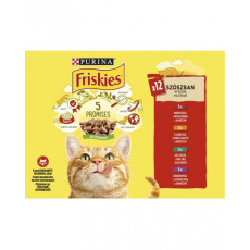 Nestlé Friskies cat Multipack kura&hovädzie&jahňacie&kačica kapsička 12x85 g Nestlé Friskies cat Multipack kura&hovädzie&jahňacie&kačica kapsička 12x85 g