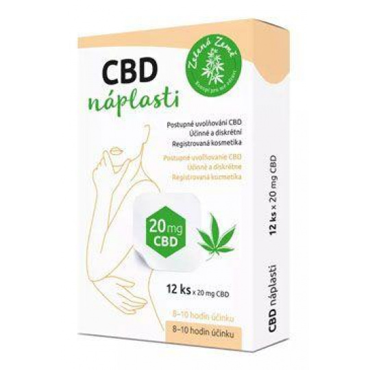 CBD náplasti 12ks CBD náplasti 12ks