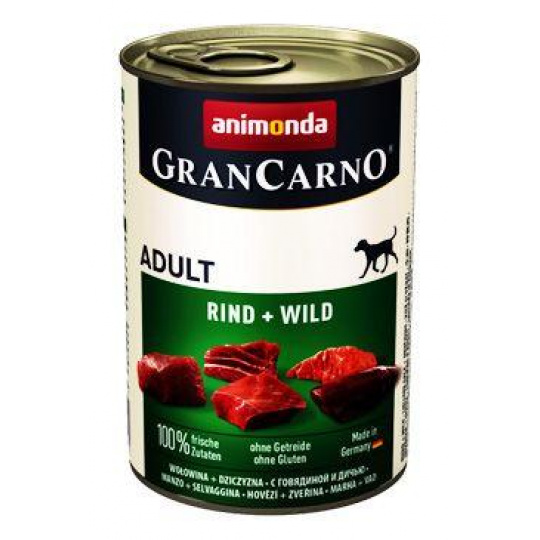 Animonda pes GRANCARNO konz. ADULT zvěřina 400g