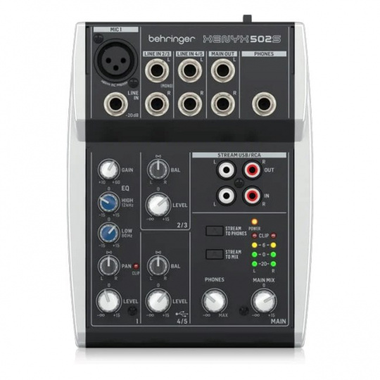 Behringer XENYX 502S - analogový směšovač zvuku